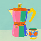 Coffee break II Poster och Canvastavla