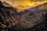 Rainy Sunset from Cape Royal Poster och Canvastavla