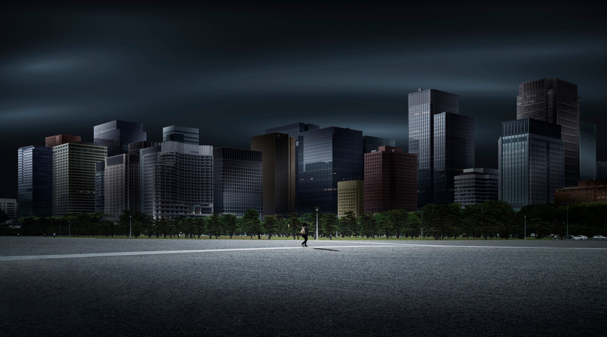 Otemachi Panorama Poster och Canvastavla
