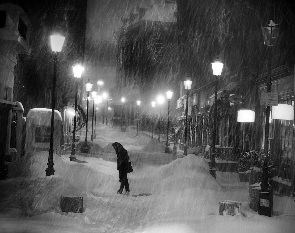 tombe la neige... Poster och Canvastavla