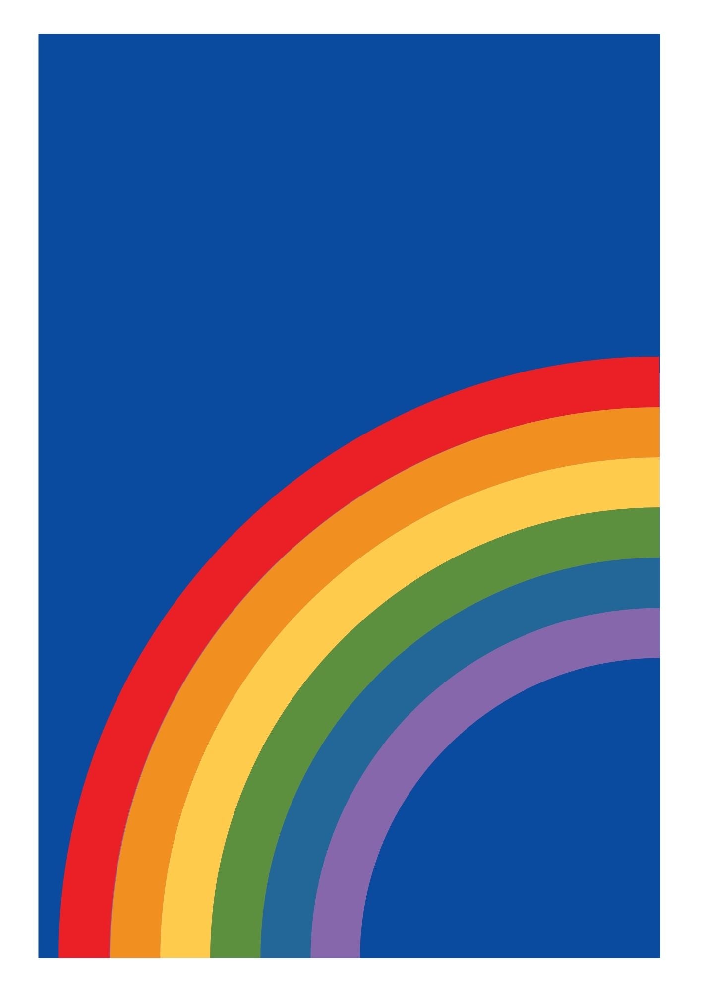 Pride Art - Rainbow Poster