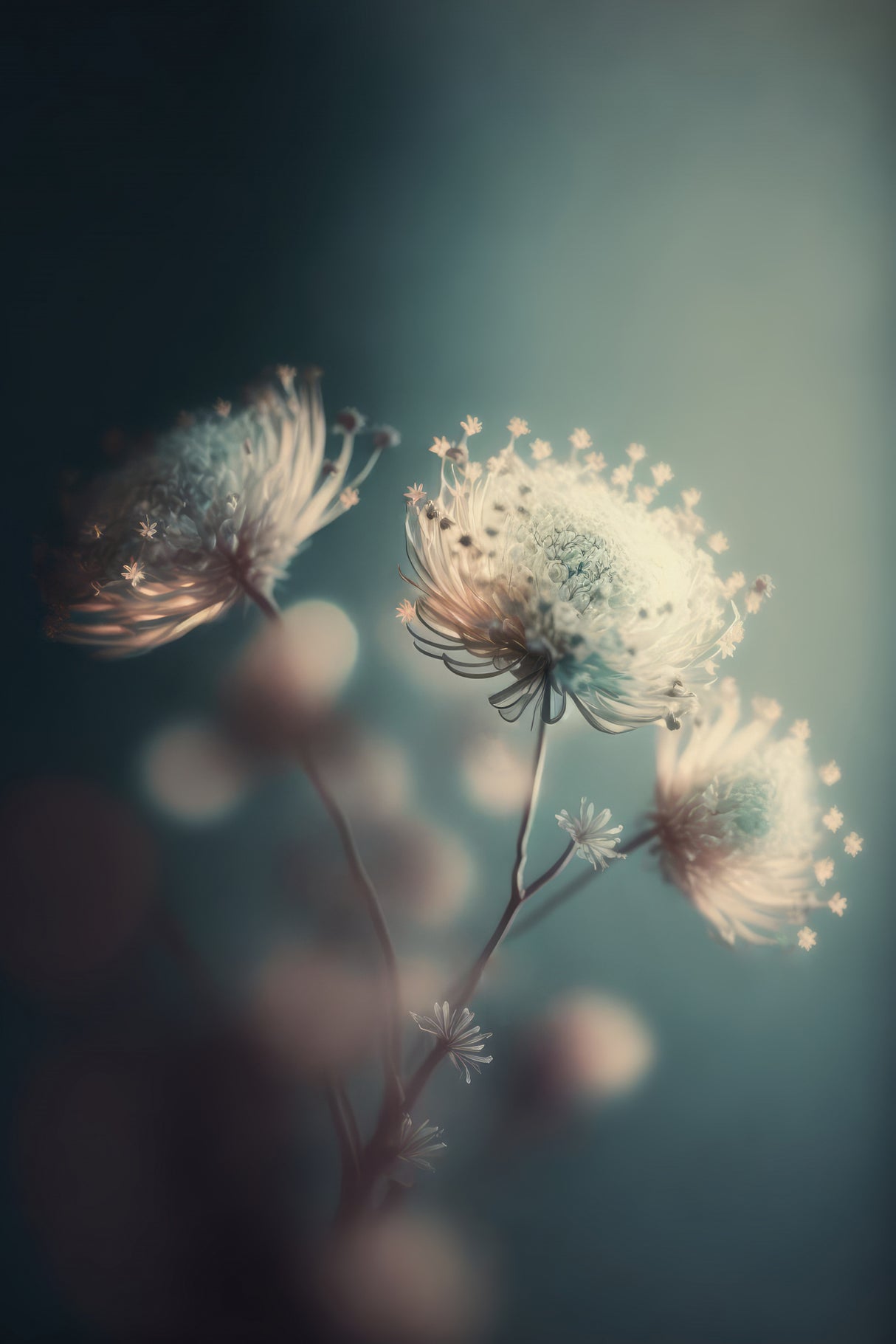 Star Flower Poster och Canvastavla