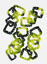 Rectangle Chain Polka Dot Bright Poster och Canvastavla