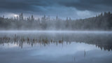 The morning fog Poster och Canvastavla