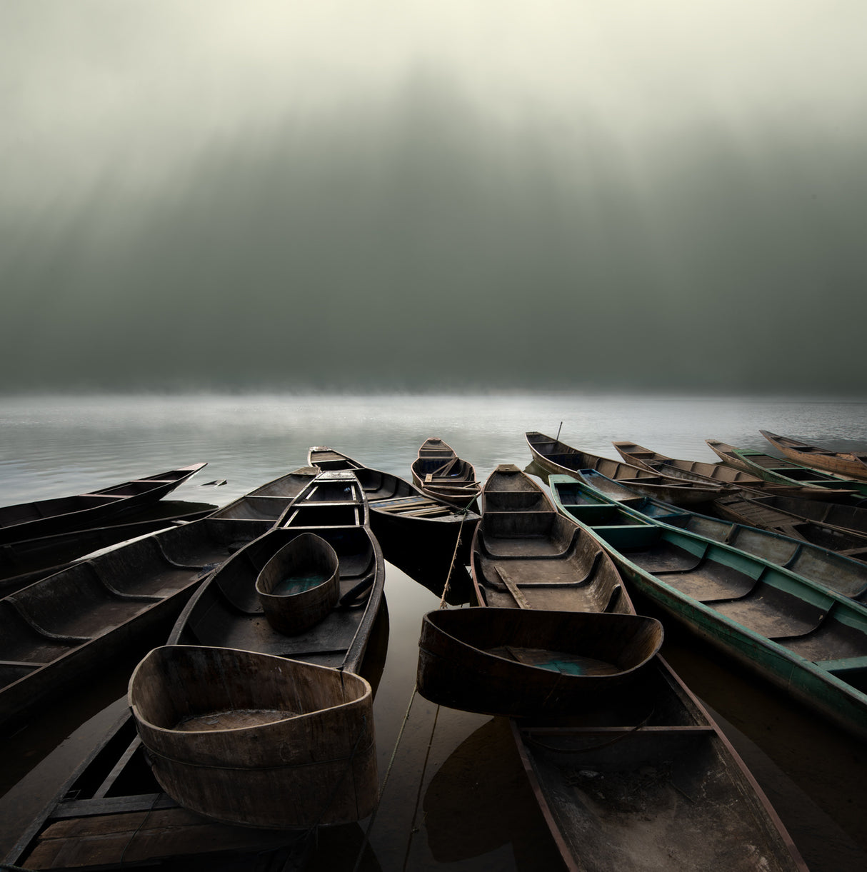 Fishing boats Poster och Canvastavla