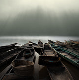 Fishing boats Poster och Canvastavla