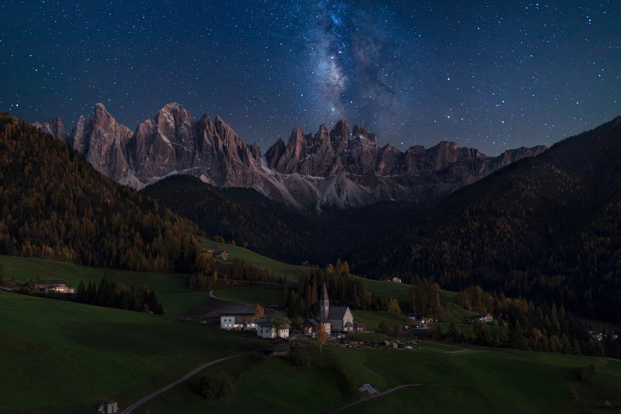 Val de Funes under Milkyway Poster och Canvastavla