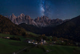Val de Funes under Milkyway Poster och Canvastavla