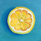 Lemon Slice Poster och Canvastavla