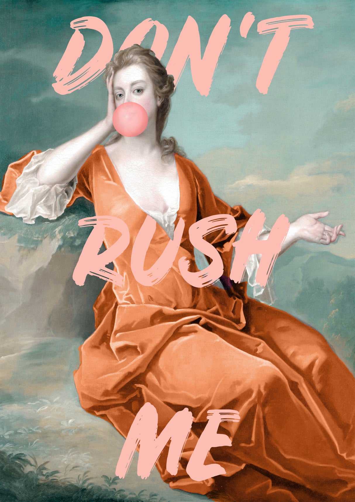 Dontrushmeorange Ratioiso Poster och Canvastavla