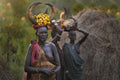 Ethiopian Mursi tribes Poster och Canvastavla