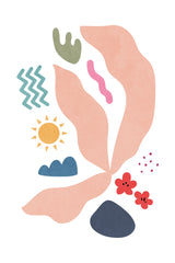 Landscape Shapes 34 Poster och Canvastavla