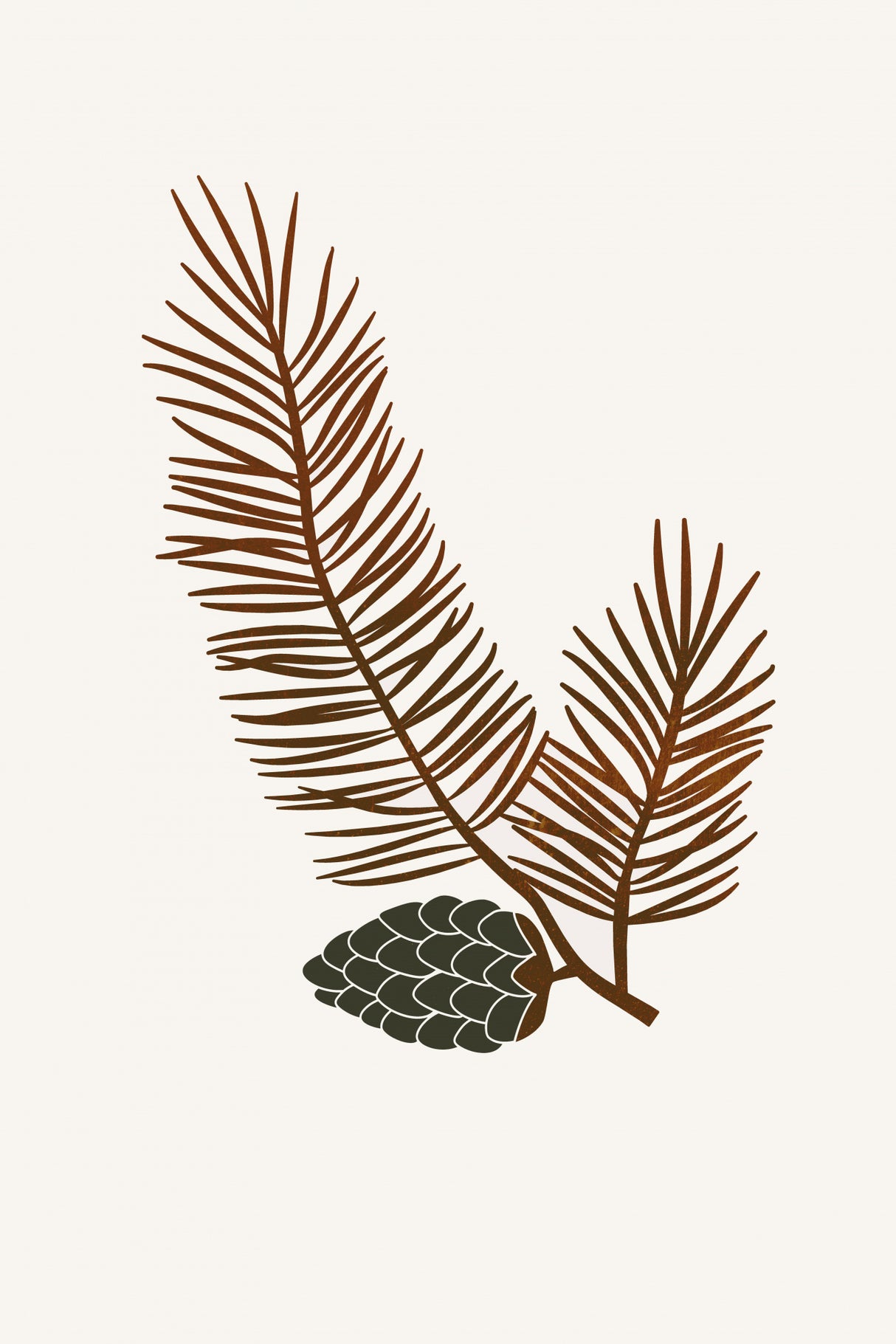 Pine Poster och Canvastavla