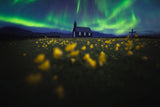 Búðakirkja Poster och Canvastavla