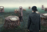 Leave sad remains in the rings of time Poster och Canvastavla