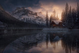 Emerald  Lake, Canada Poster och Canvastavla