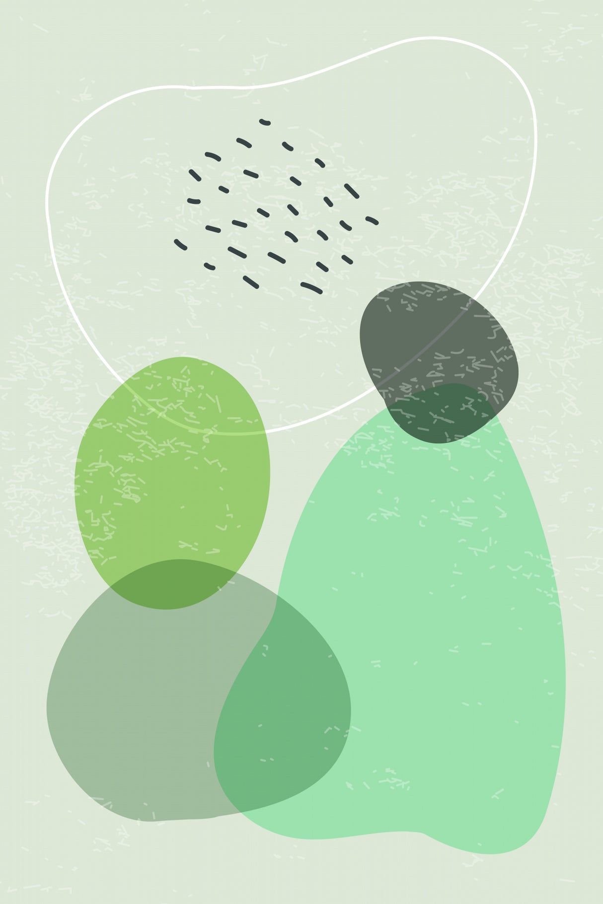 Abstract Rocks Series #1 Poster och Canvastavla