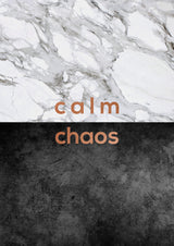 Calm Chaos Poster och Canvastavla