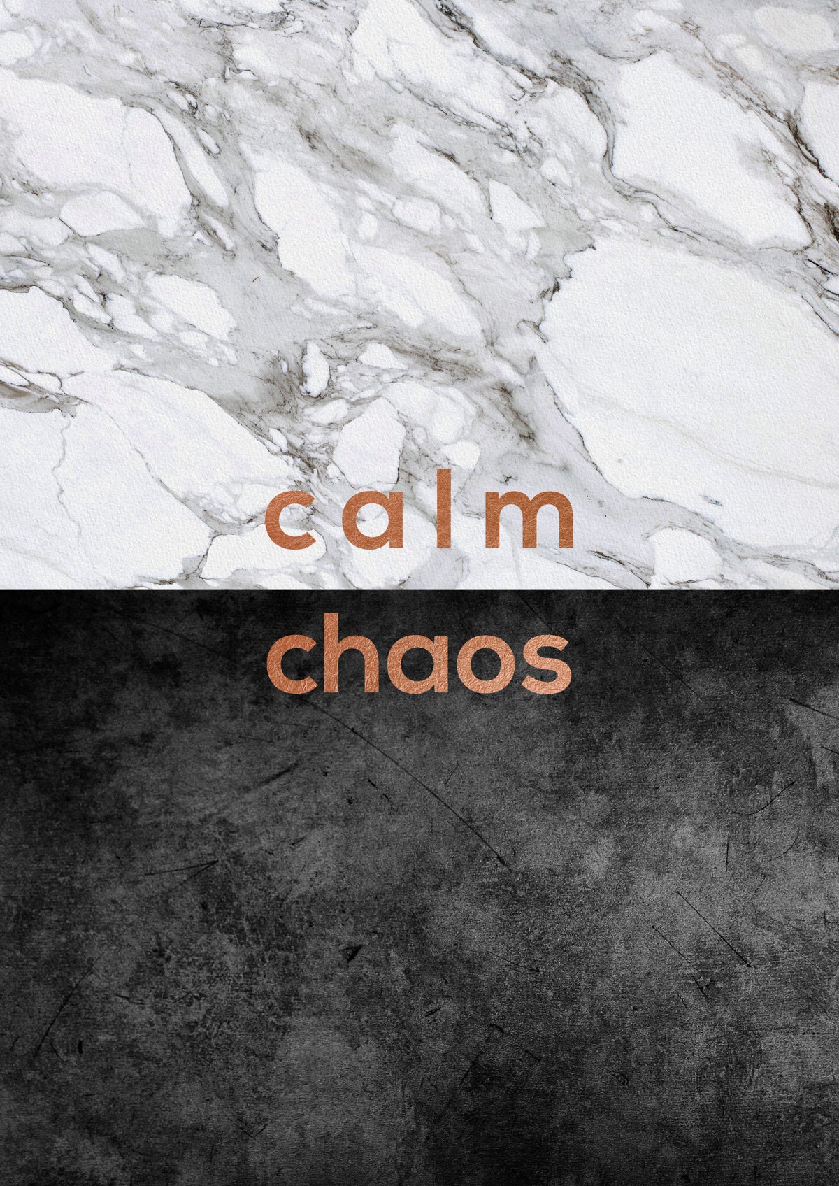 Calm Chaos Poster och Canvastavla