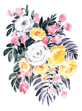 Harriet bouquet Poster och Canvastavla