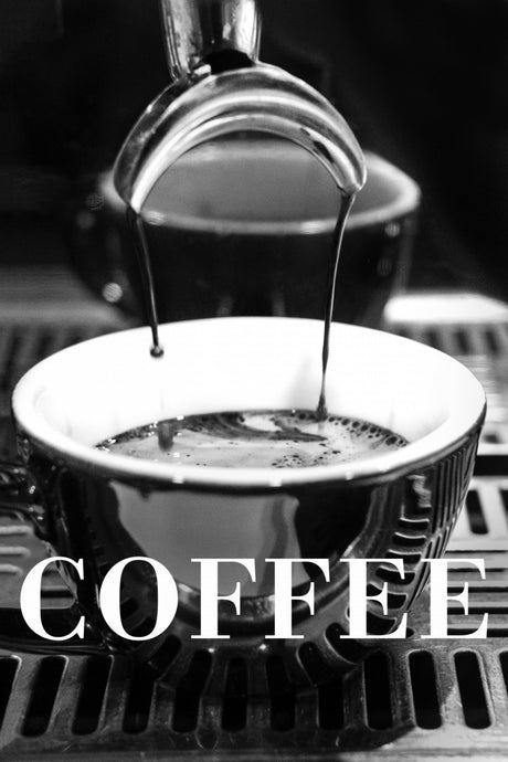 Coffee Text 2 Poster Kitchen poster eller kökstavla