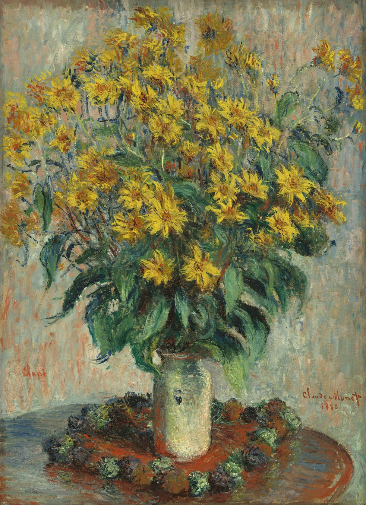 Jerusalem Artichoke Flowers Poster och Canvastavla