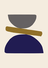 Organic Shapes 08 Poster och Canvastavla