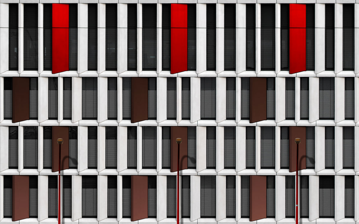 rhythmic facade Poster och Canvastavla