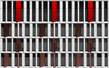 rhythmic facade Poster och Canvastavla