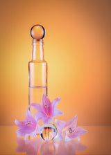 Lilies and glass Poster och Canvastavla