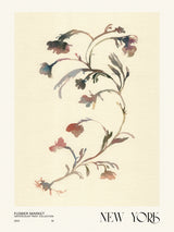 Watercolor print collection. Flower market - New York Poster och Canvastavla