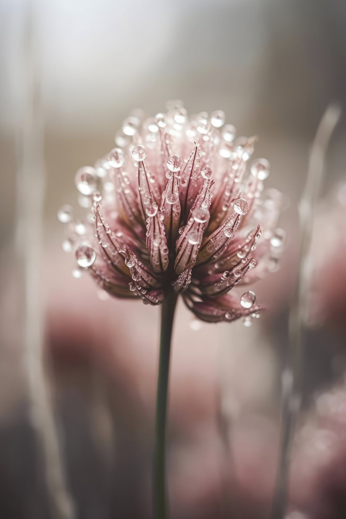 Pastel Nature Macro No 4 Poster och Canvastavla