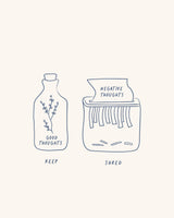 Keepgoodshrednegative Poster och Canvastavla