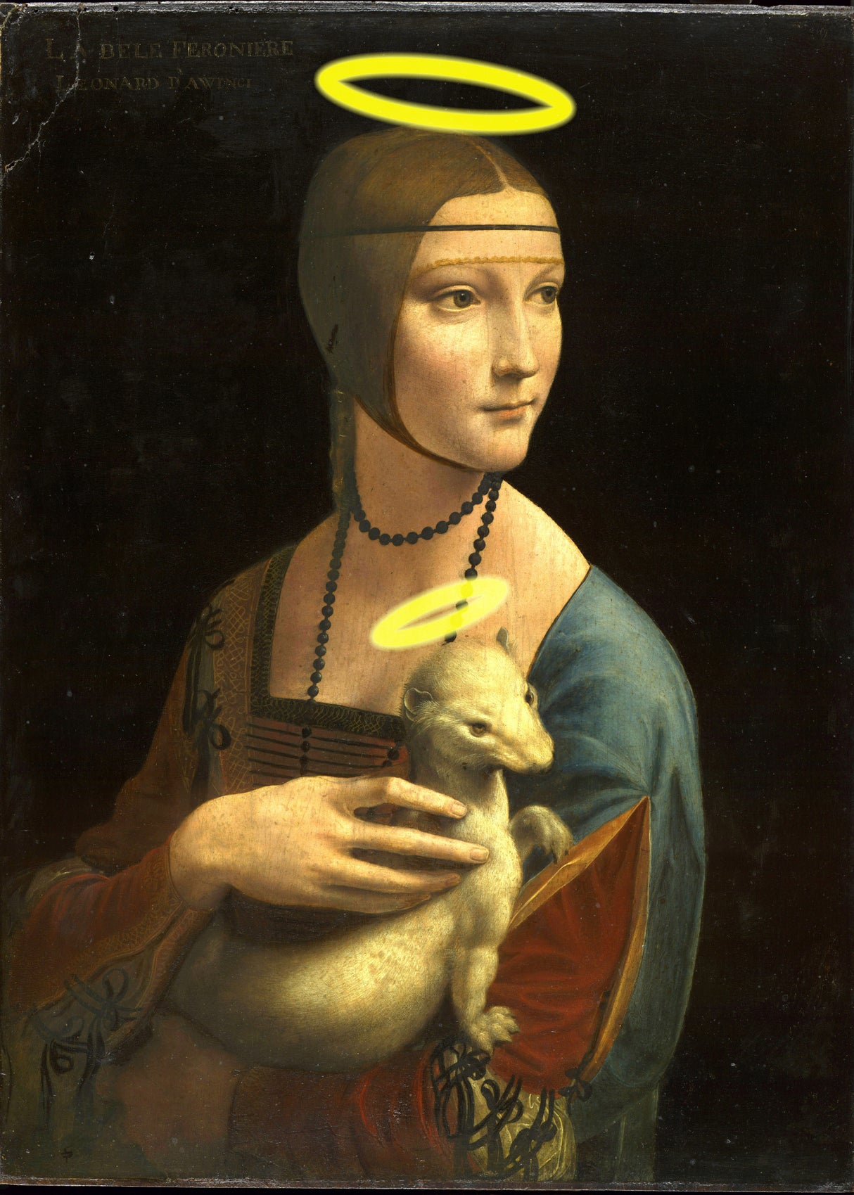Lady with a halo Poster och Canvastavla