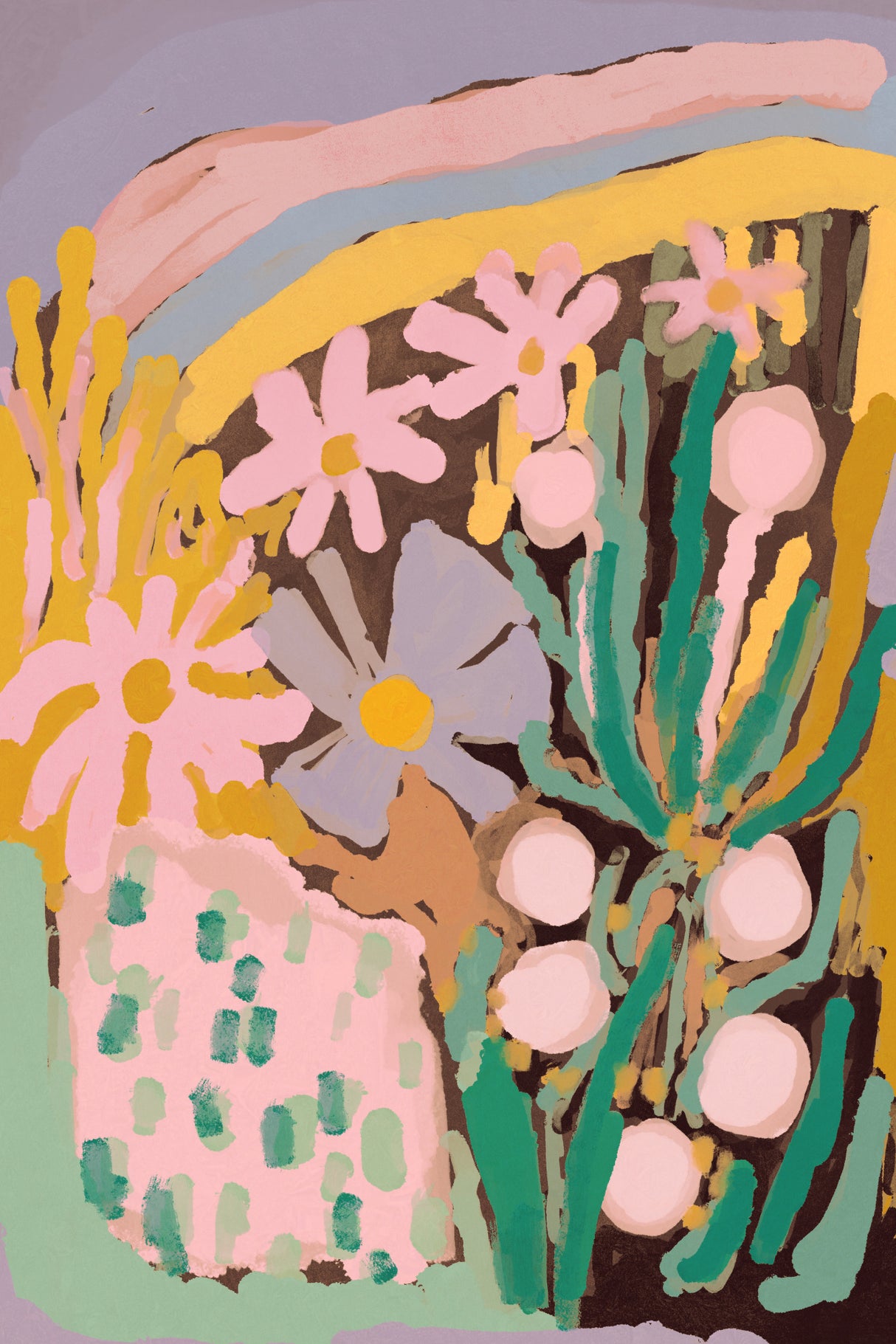 Spring Impressions Poster och Canvastavla