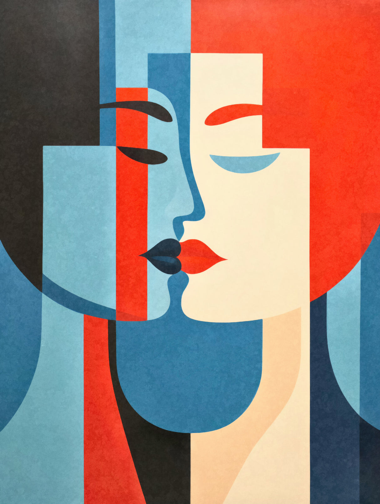 Kiss Me Poster och Canvastavla
