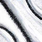 Black and White Geode Poster och Canvastavla