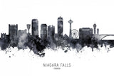 Niagara Falls Canada Skyline Poster och Canvastavla