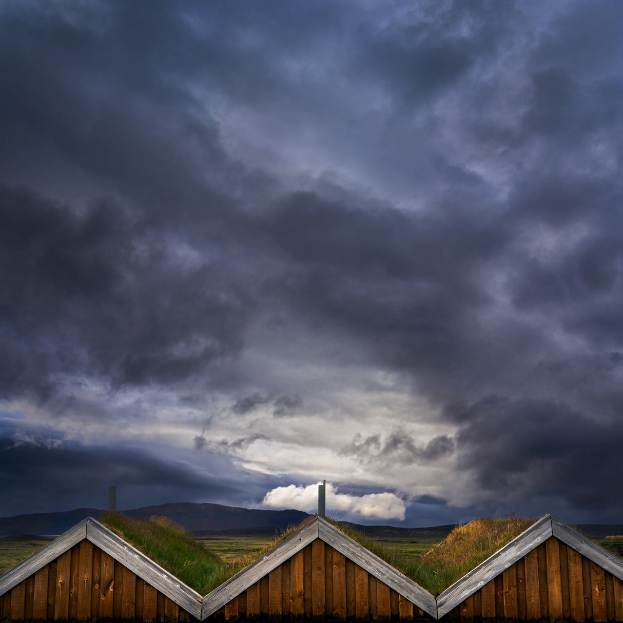 Iceland Houses Poster och Canvastavla
