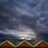 Iceland Houses Poster och Canvastavla