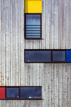 Mondrian Facade Poster och Canvastavla