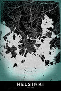 HELSINKI Poster och Canvastavla