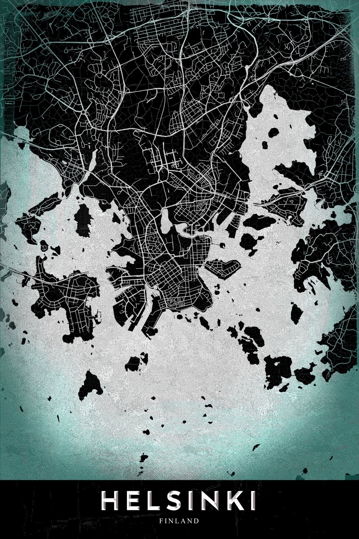 HELSINKI Poster och Canvastavla