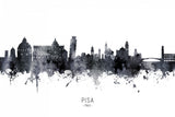 Pisa Italy Skyline Poster och Canvastavla