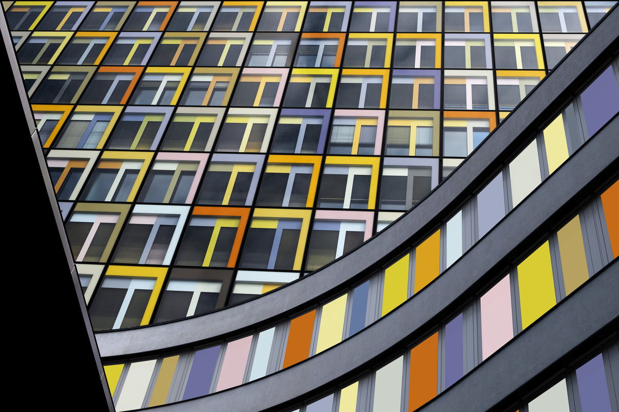 colorful facade Poster och Canvastavla