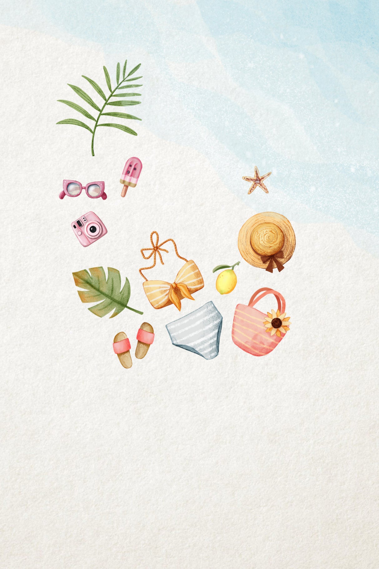 Cool Summer Swimwear Home Poster och Canvastavla