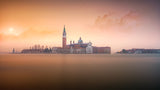 Venice pink sunrise Poster och Canvastavla