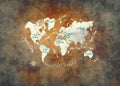 World map 36 Poster och Canvastavla