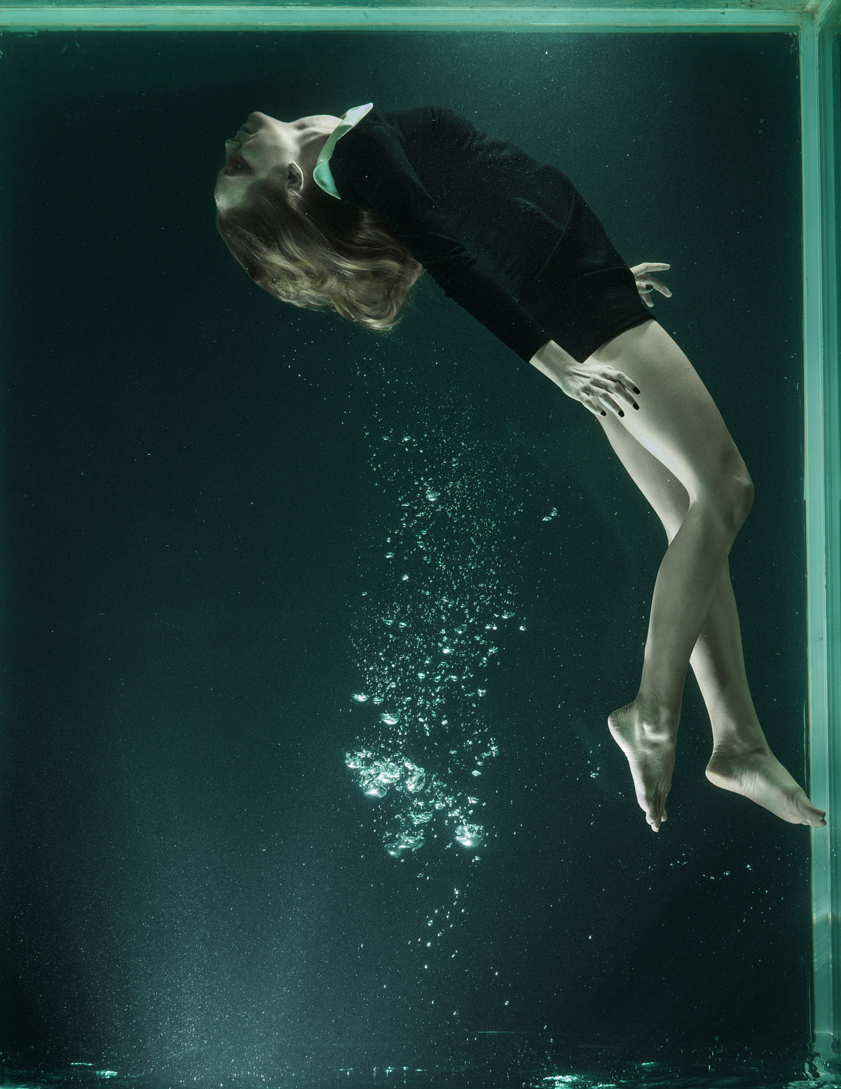 underwater artistic portrait shooting Poster och Canvastavla