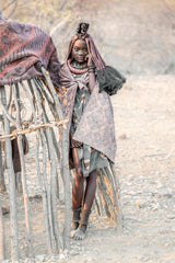An OmuHimba girl, Karavi Poster och Canvastavla